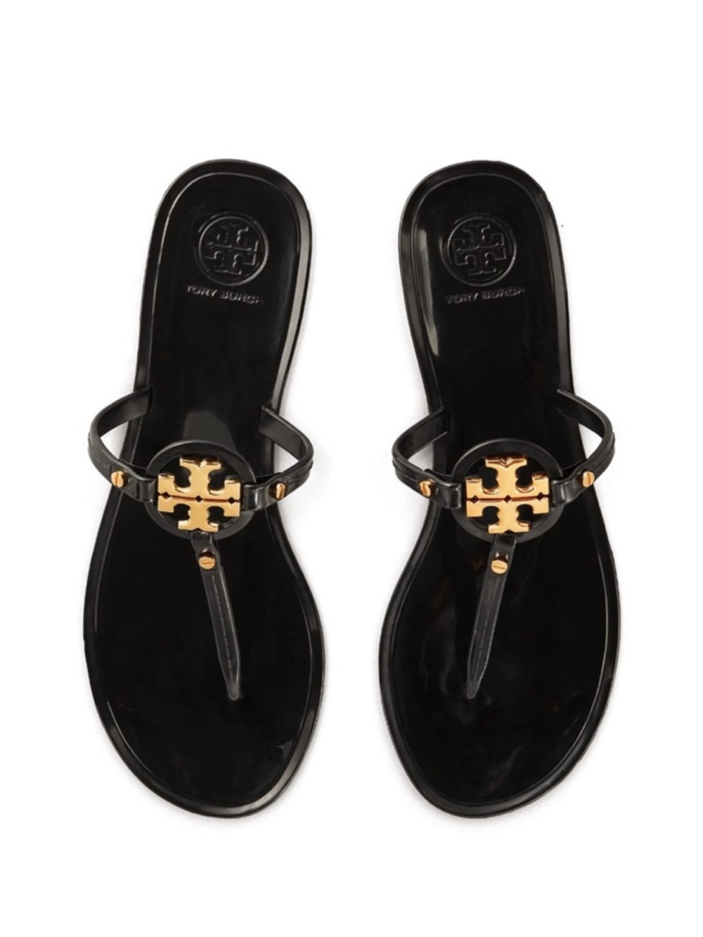 Tory Burch Mini Miller Jelly Sandal Perfect Black/Gold